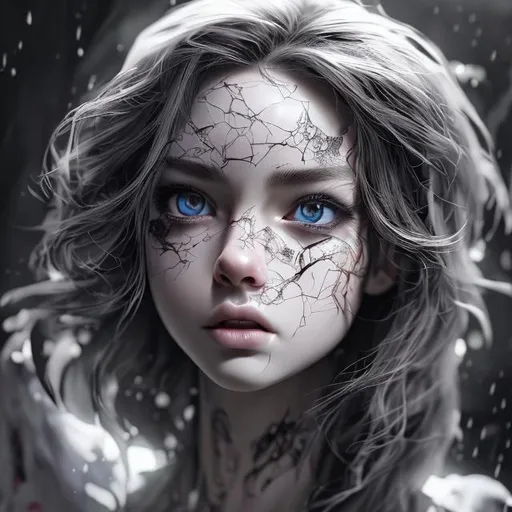 Prompt: (masterpiece) (hyper realistic) (8K) (detailed photography) (epic composition) (epic proportion) instagram able, centered, extremely detailed face, extremely detailed eyes, extremely detailed clothes, an artist, show me a woman draw style, tattoo art, clear face, crystal clear eyes, paperdraw, blossom, wavy hair, long hair.