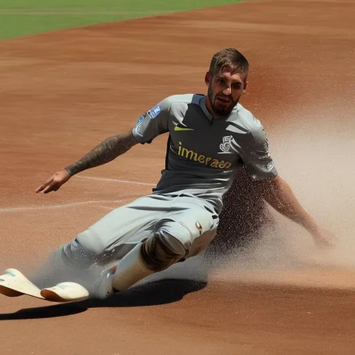 Prompt: segio ramos sliding 