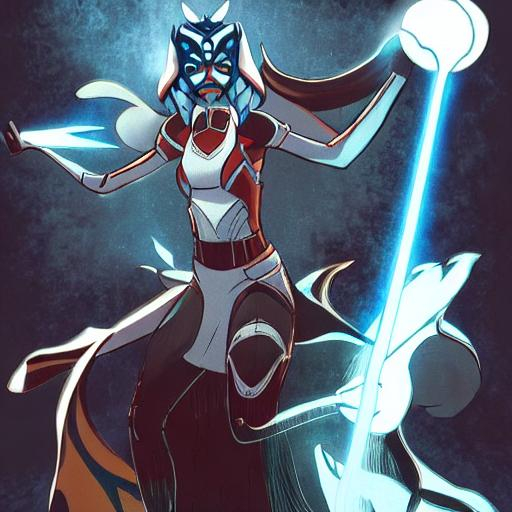 ahsoka, moon knight and silver the hedgehog fusion | OpenArt