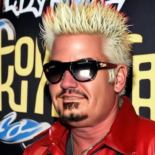 Prompt: Lesbian Guy Fieri