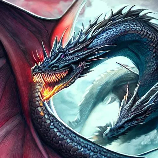 Prompt: dragon, hyper realistic, super detailed, 8k