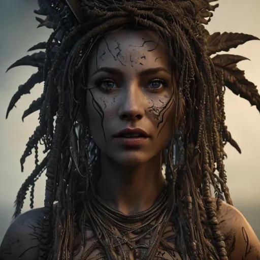 Prompt: Cajun bayou goddess hyper realistic extremely detailed Dark cinematic UHD