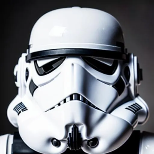 Prompt: Storm trooper portrait , 4k, high detail, photograph, stunning detail
