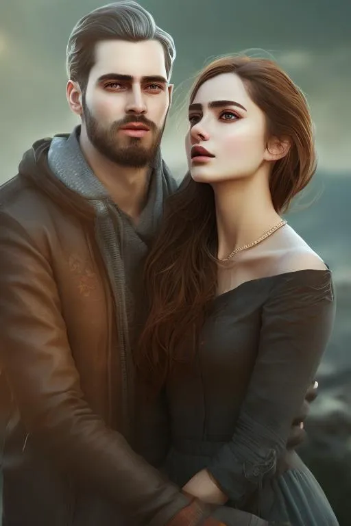 Prompt: 8K, HD, Cinematic, stunning, photorealistic, love,couple, rich lovely couple,portrait