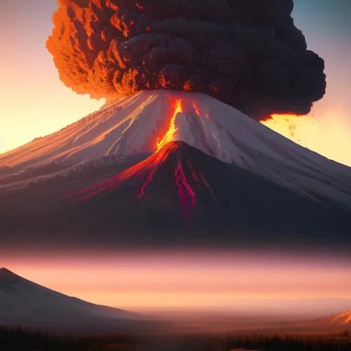 Mt Shasta , California, Violent Explosive Volcanic 