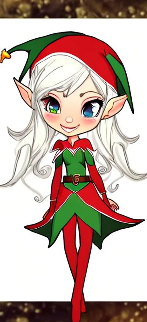 Prompt: Cute female elf