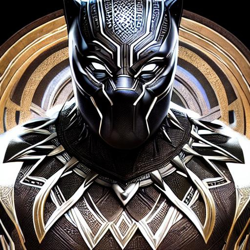 black panther, marvel character, luxury, presentatio... | OpenArt