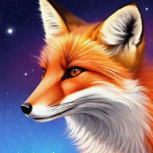 Prompt: fox, high quality, 4k, digital art.