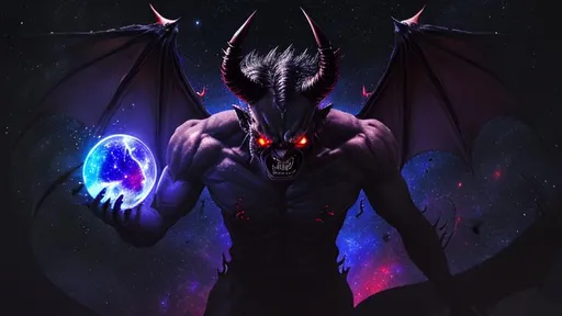 Prompt: Demon, angry, space