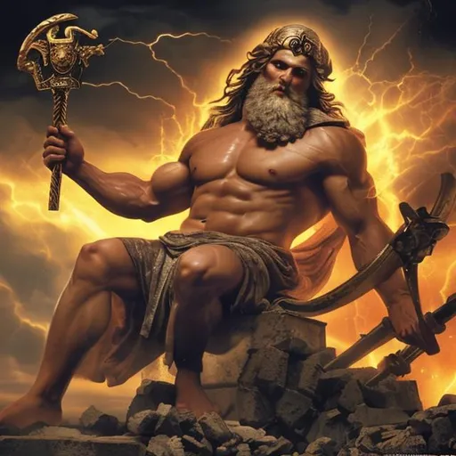 Prompt: Zeus, your son has returned. I bring the destruction of Olympus