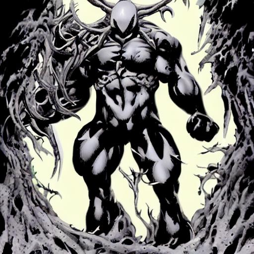 Symbiote Barbarian White