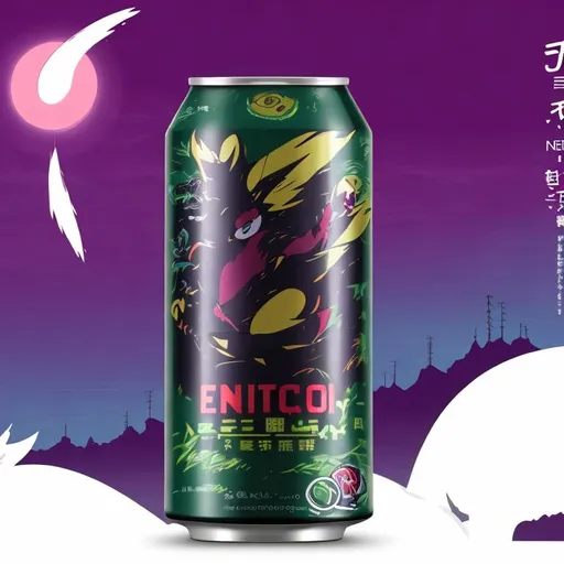 Prompt: energy drink ad style of ghibli 