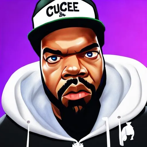 Ice Cube (16×20) – Heads Of Hip Hop