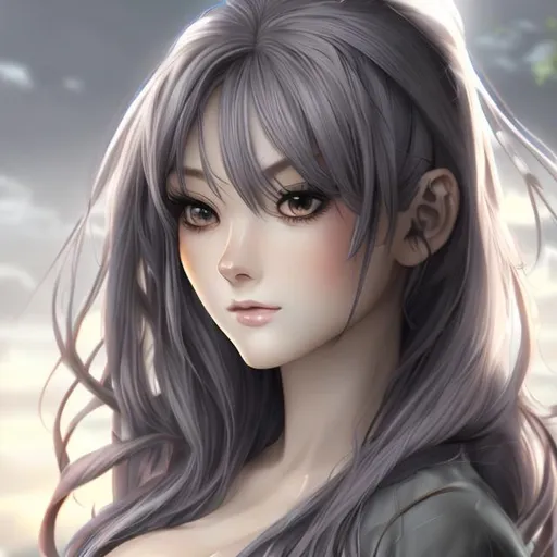 Prompt: Semi realistic, beautiful anime woman, queen