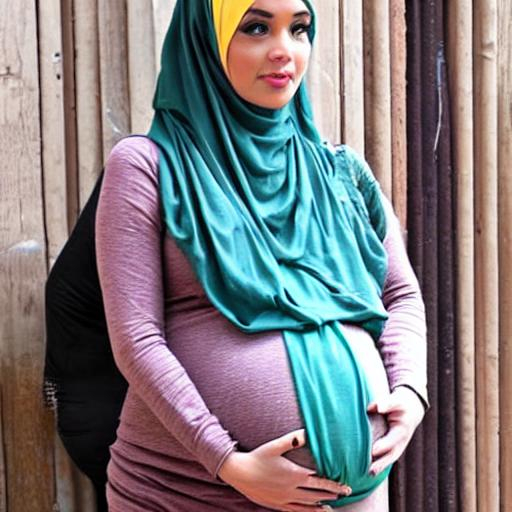 Pregnant Hijab Openart