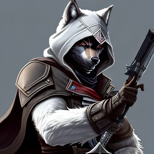 Furry Wolf As A Assassin From Assassin's Creed OpenArt