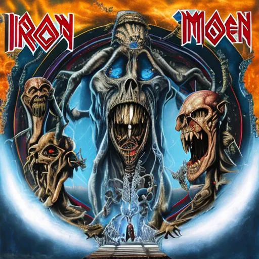 iron maiden portal album cover | OpenArt