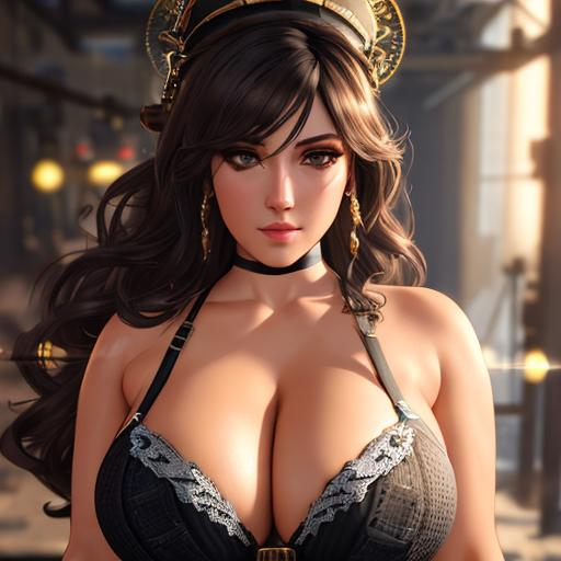 Extremely Realistic Hyperdetailed Extremely Busty Openart