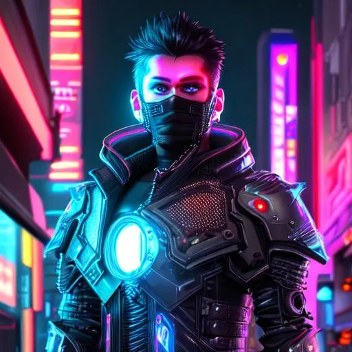 Shadowrun Original Character - Cyber Ninja Light by Light255 on