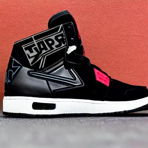 Prompt: darth vader air jordans