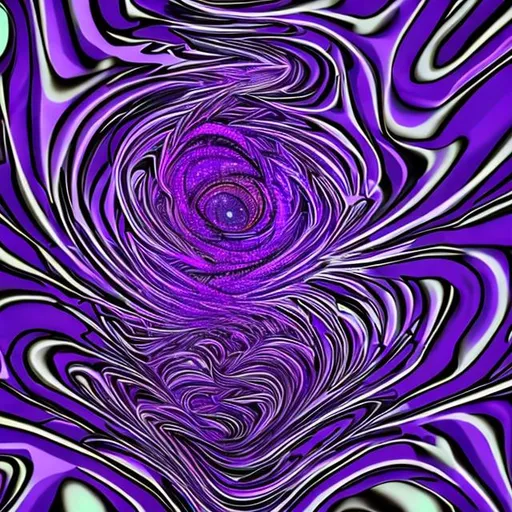 Prompt: Trippy abstract purple 