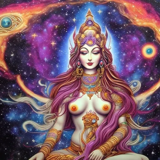 Prompt:  cosmic goddess