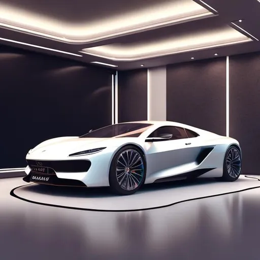 Prompt:  a luxury car in studio, beautiful lightings, aesthetic look, 3d render