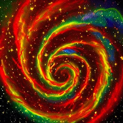 Prompt: Cosmic cyclone