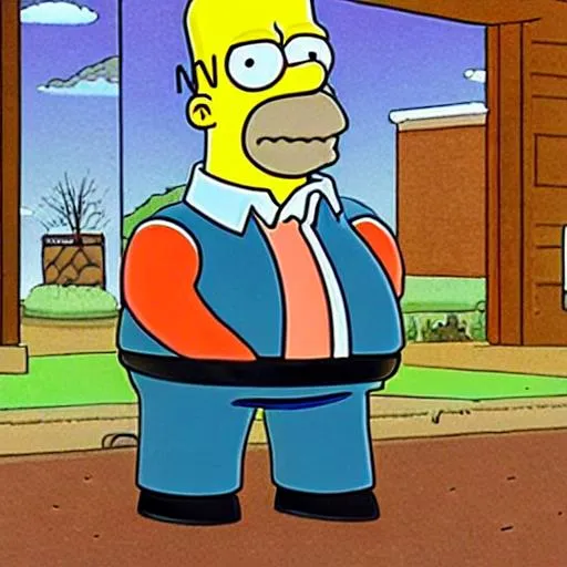 Prompt: homer simpson
