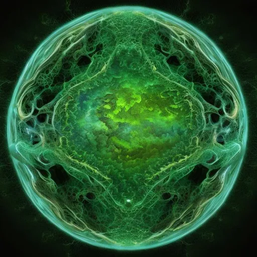 Prompt: element of earth
image using fractals green on black

