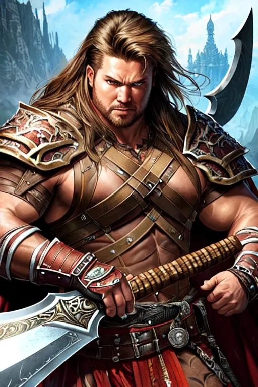 Prompt: Poster art, high-quality high-detail highly-detailed breathtaking hero ((by Aleksi Briclot and Stanley Artgerm Lau)) - ((Axe Darby )), Male, Axe Juggernaut, feared by all, king of the famed, The king of the axe wielders,  apocalyptic world, has detailed bronze axes, detailed carbon fibre amour, wearing carbon fibre armor, highly detailed cape, full form, epic, 8k HD, fire and ice, sharp focus, ultra realistic clarity. Hyper realistic, Detailed face, portrait, realistic, close to perfection,
wearing black and gold cape, wearing carbon black cloak with red, full body, high quality cell shaded illustration, ((full body)), dynamic pose, perfect anatomy, centered, freedom, soul, Black short hair, approach to perfection, cell shading, 8k , cinematic dramatic atmosphere, watercolor painting, global illumination, detailed and intricate environment, artstation, concept art, fluid and sharp focus, volumetric lighting, cinematic lighting, 
