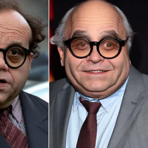 Prompt: Frank Reynolds and Rob DeSantis morphed into one being 