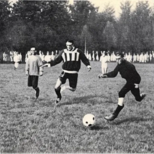 Prompt: Andreja Nikolic playing football in Radnicki 1923