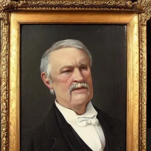 Prompt: close portrait of an old and elegant noble man, in Victorian clothing, very detailed, oil painting