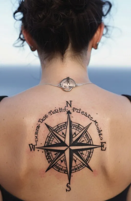 3. Compass Rose with Coordinates
