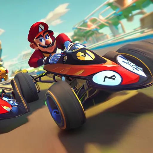 Mario Kart OpenArt