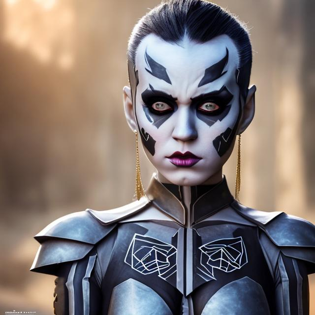 realistic photo, asaj ventress cosplay, katy perry,... OpenArt