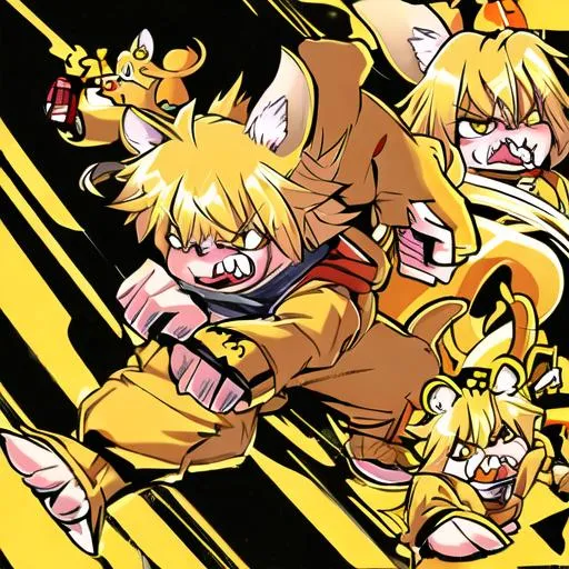 angry golden mouse