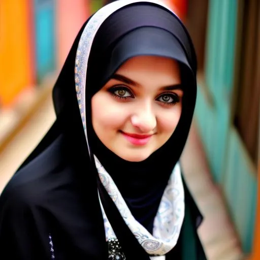 Prompt: a young girl( 15 year old), ukrainian ,very pretty , very cute , very beautifull(like angel) , slim body ,wearing cardigans , hijab muslim , full body , not deformed , best quality , (high detailed face) , super realistic