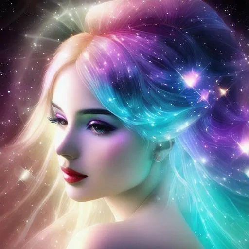 White prism, cosmic,etherial, fairy, goddess of ligh... | OpenArt