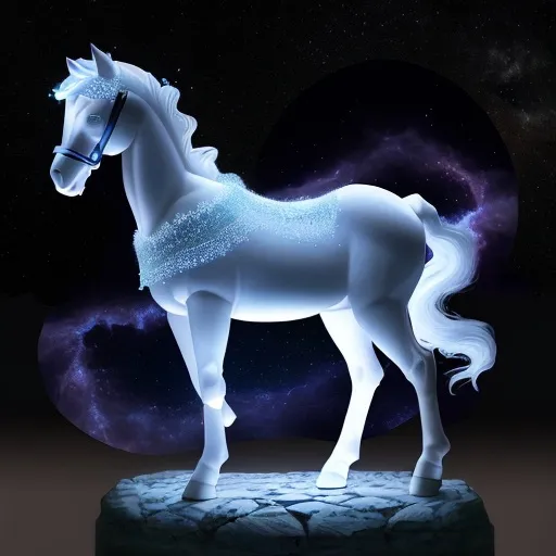 Prompt: Mesopotamia, ancient greece, celestial, weak foal made of light