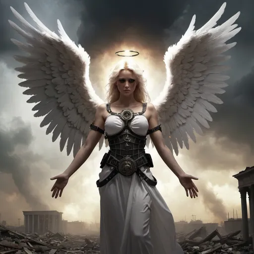 Prompt: What will the Angel Remiel look like during the Apocalypse 