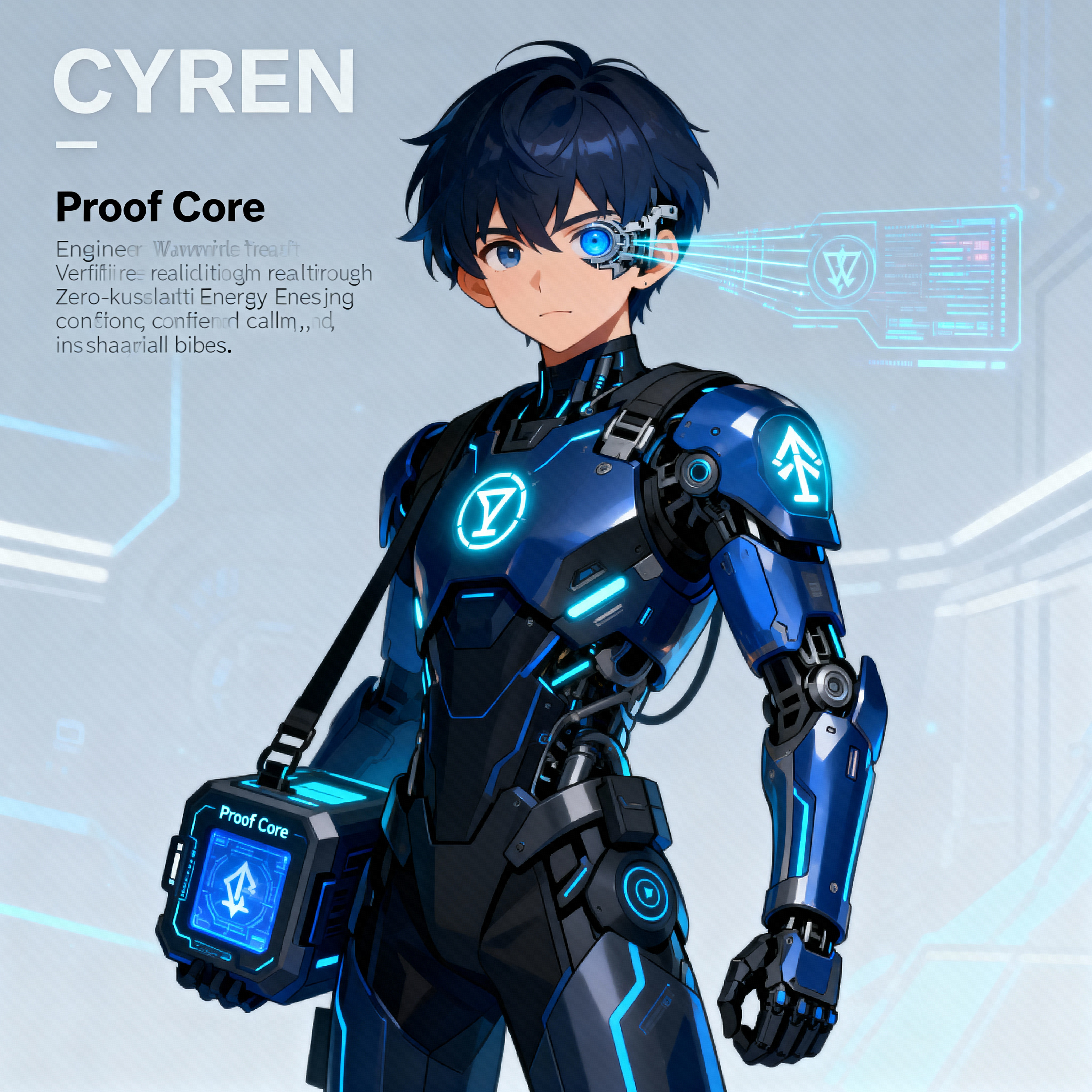 Create an anime character who embodies the fusion of...