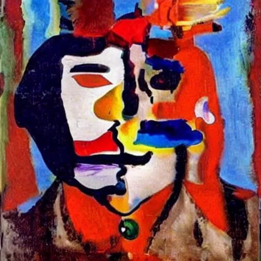 Prompt: Karel appel vs Dali