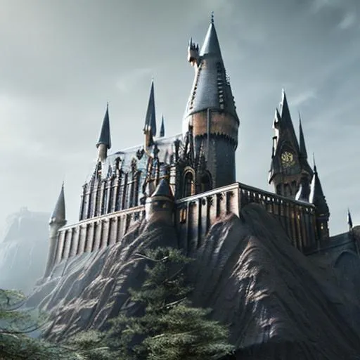 Prompt: Hogwarts Castle
