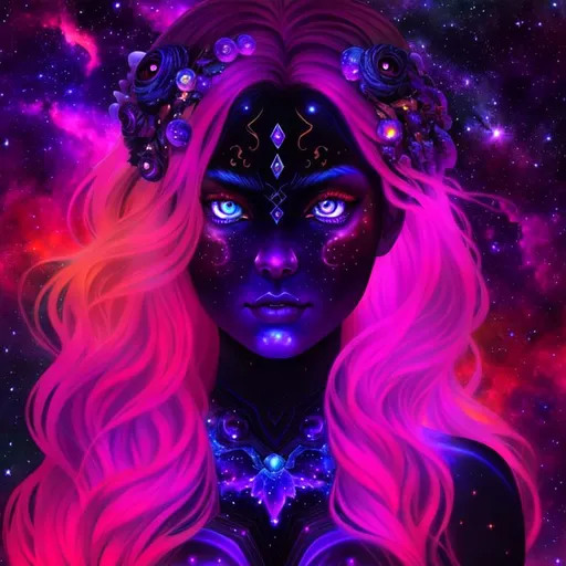 Prompt: dark, Cosmic Epic Beautiful Nebula Western Dragon}, big dreamy eyes, beautiful intricately-colored scales, symmetrical, Beautiful and Gorgeous, hyper realistic, expansive psychedelic background, hyper realistic, 64K --s99500