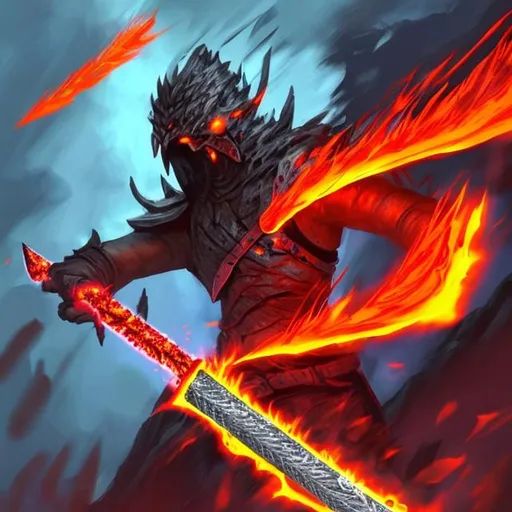 Prompt: lava sword
