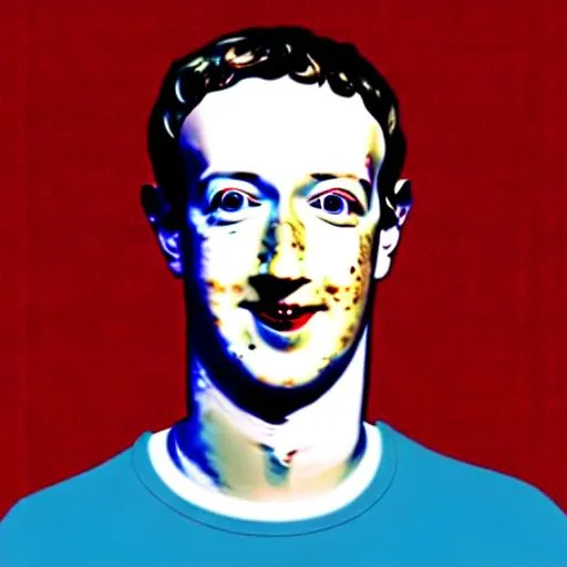 Pop Art Of Mark Zuckerberg Handsome Creepy Recogniza Openart