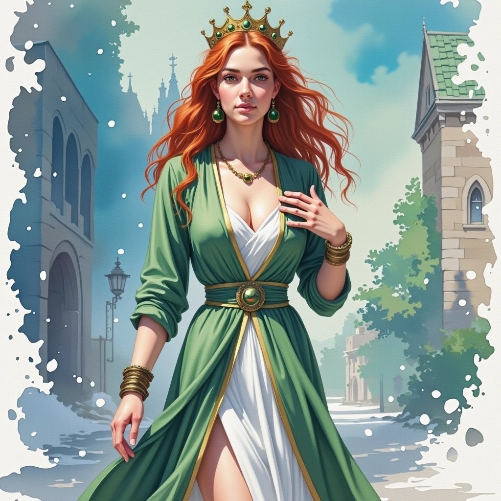 This is a digital illustration in a comic book style...