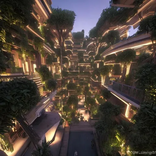 Prompt: A walk around the Babylon hanging gardens at sunset.

Ultra realistic, dynamic lights
